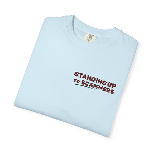 Standing Up to Scammers T-Shirt — “This Shirt Was Paid For By A Nigerian Prince” Graphic Tee