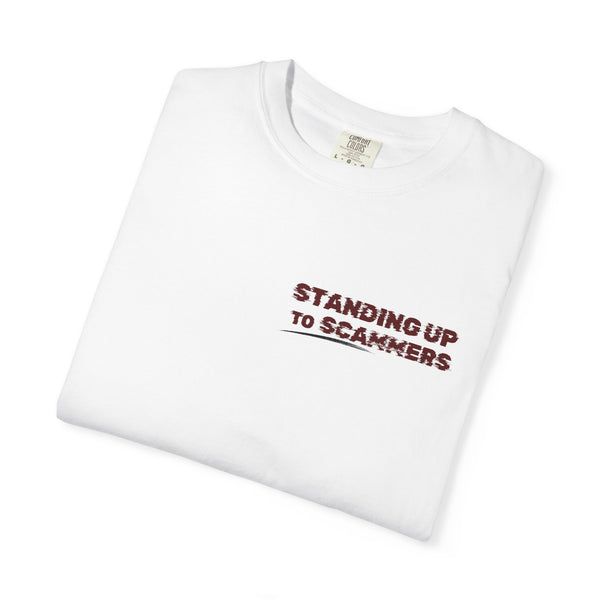 Standing Up to Scammers T-Shirt — “This Shirt Was Paid For By A Nigerian Prince” Graphic Tee