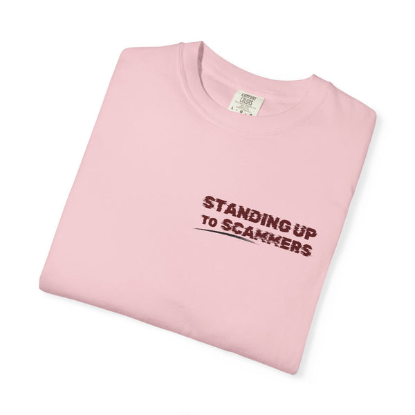 Standing Up to Scammers T-Shirt — “This Shirt Was Paid For By A Nigerian Prince” Graphic Tee